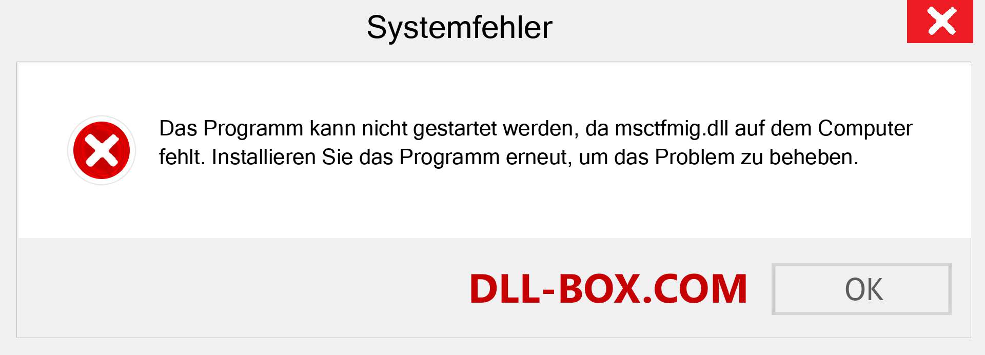 msctfmig.dll-Datei fehlt?. Download für Windows 7, 8, 10 - Fix msctfmig dll Missing Error unter Windows, Fotos, Bildern