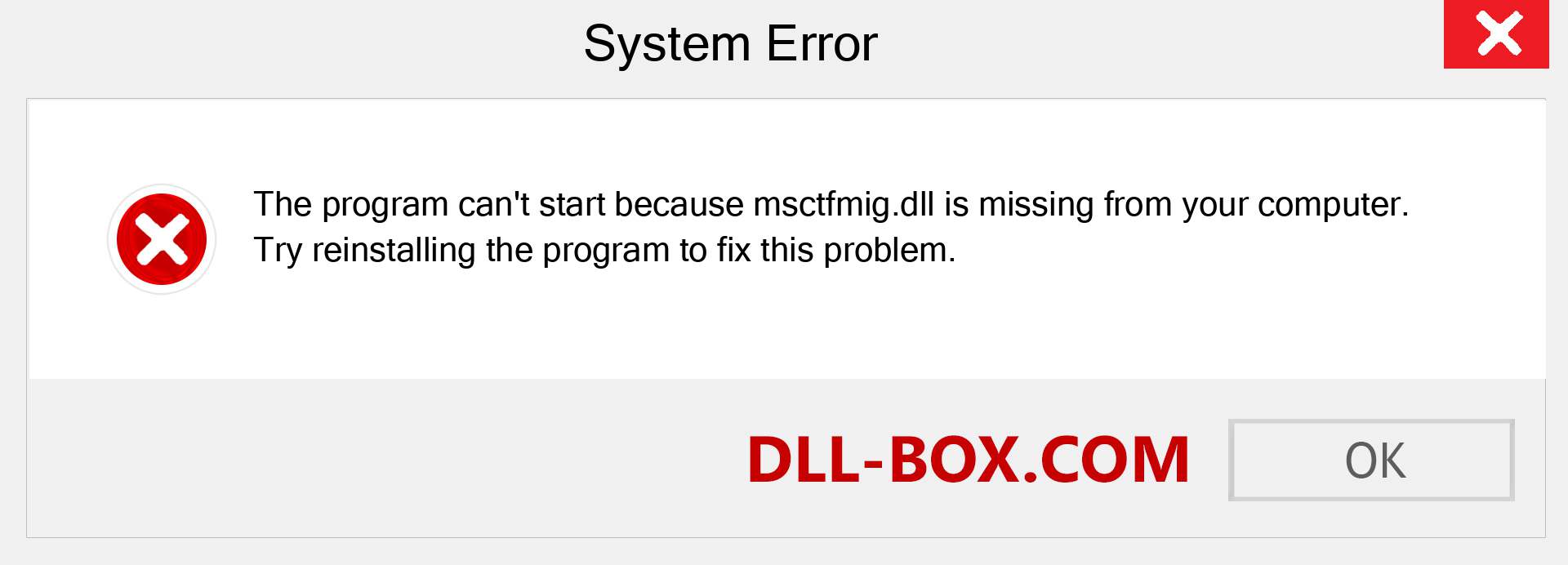  msctfmig.dll file is missing?. Download for Windows 7, 8, 10 - Fix  msctfmig dll Missing Error on Windows, photos, images