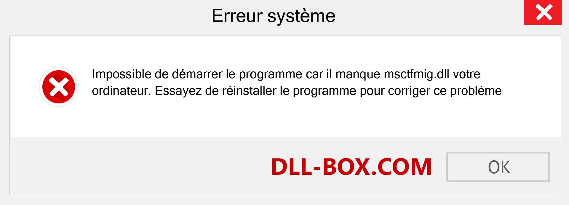 Le fichier msctfmig.dll est manquant ?. Télécharger pour Windows 7, 8, 10 - Correction de l'erreur manquante msctfmig dll sur Windows, photos, images